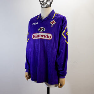 MAGLIA HOME FIORENTINA FILA 1997/1998 ML 7 SCHWARZ by FILA - Le 7 sorelle (3)