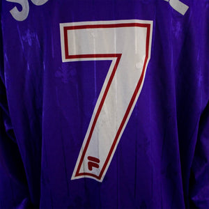 MAGLIA HOME FIORENTINA FILA 1997/1998 ML 7 SCHWARZ by FILA - Le 7 sorelle (7)
