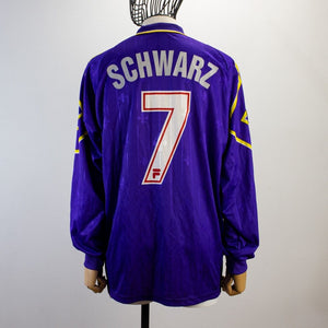 MAGLIA HOME FIORENTINA FILA 1997/1998 ML 7 SCHWARZ by FILA - Le 7 sorelle