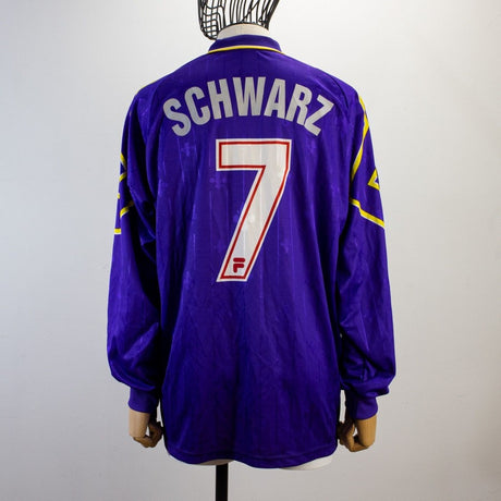 MAGLIA HOME FIORENTINA FILA 1997/1998 ML 7 SCHWARZ by FILA - Le 7 sorelle