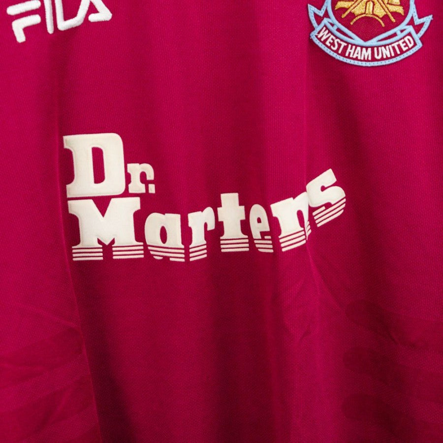 maglia home west ham fila di canio 10 2002/2003 by FILA - Home (10)