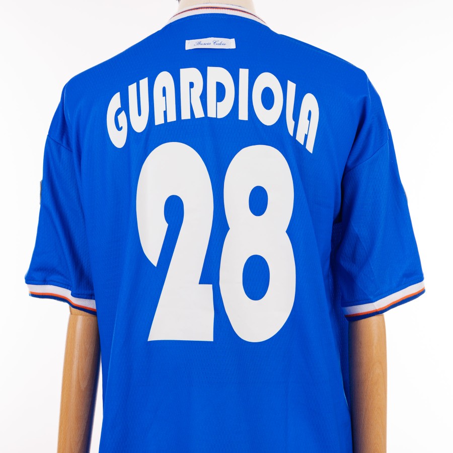 Maglia home Brescia Garman 2001/2002 Guardiola 28 by GARMAN - Serie A (11)