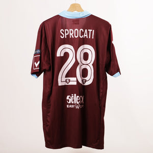 Maglia home Salernitana Sprocati 28 2017/2018 by GIVOVA - Home
