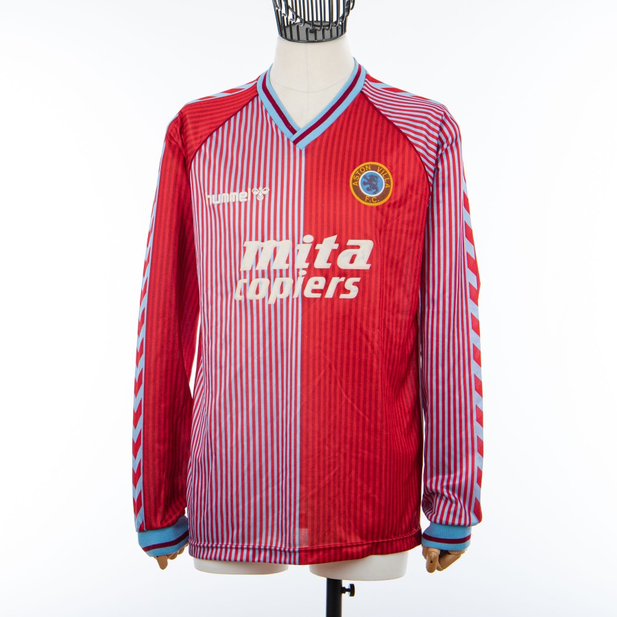 ウェア Hummel Aston Villa FC football shirts 1988/1989 Aston Villa Hummel Home Jersey