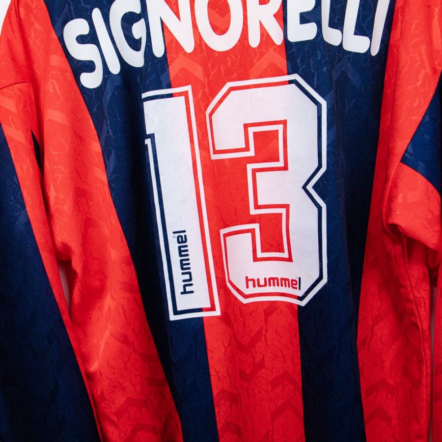 Maglia Home Cosenza Hummel Signorelli 13 1995/1996 by HUMMEL - Home (4)