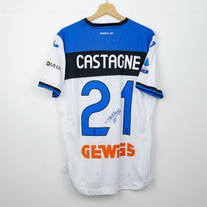 Maglia away atalanta castagne 21 autografata 2019/2020 by JOMA - Home