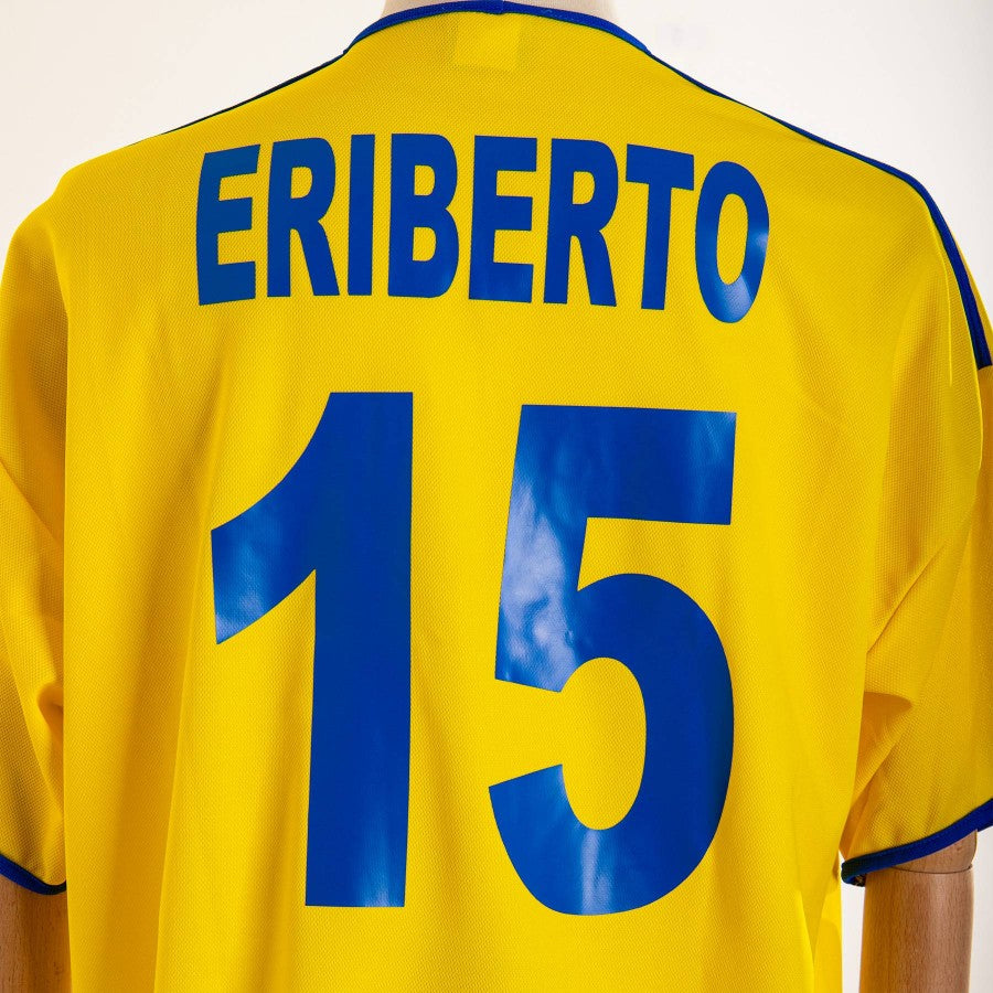 セリエA Chievo Verona シャツ Eriberto 15 実使用 chievo verona home jersey joma 2001/2002 eriberto 15