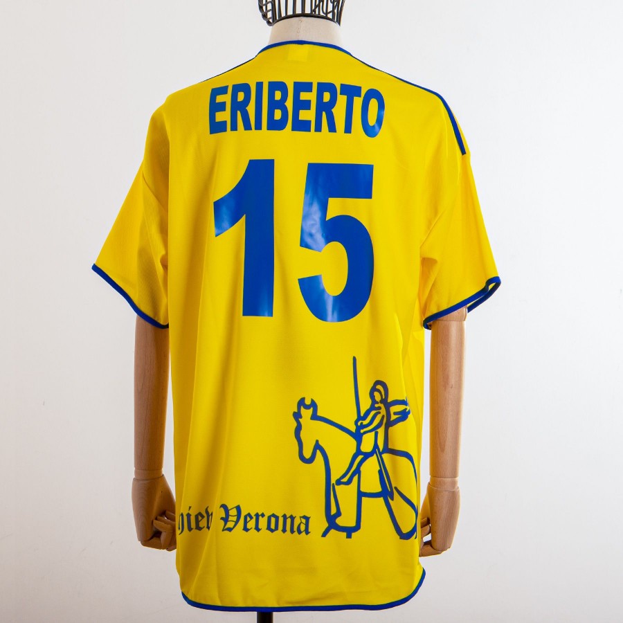 maglia home chievo joma 2001/2002 eriberto 15