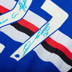 maglia home sampdoria joma quagliarella 27 2019/2020 autografata by JOMA - Home (11)