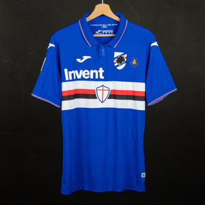 maglia home sampdoria joma quagliarella 27 2019/2020 autografata by JOMA - Home (2)
