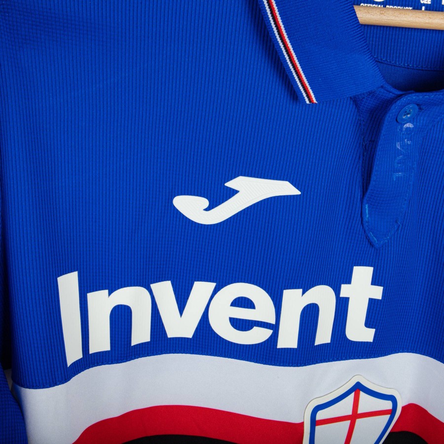 maglia home sampdoria joma quagliarella 27 2019/2020 autografata by JOMA - Home (6)