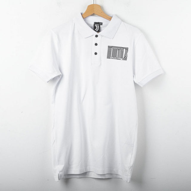 Polo Bianca Juventus Logo Grafico by Juventus - Home