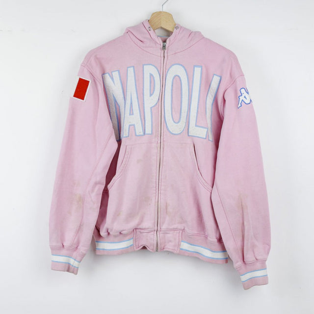 Felpa Full Zip con Cappuccio SSC Napoli Kappa by KAPPA
