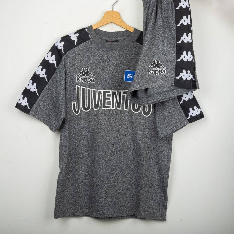 Kappa JUVENTUS SONY 刺繍 ジャージ 上下 セットアップ Kappa Juventus SONY Tracksuit 90s Blue Jacket Pants Set Size L