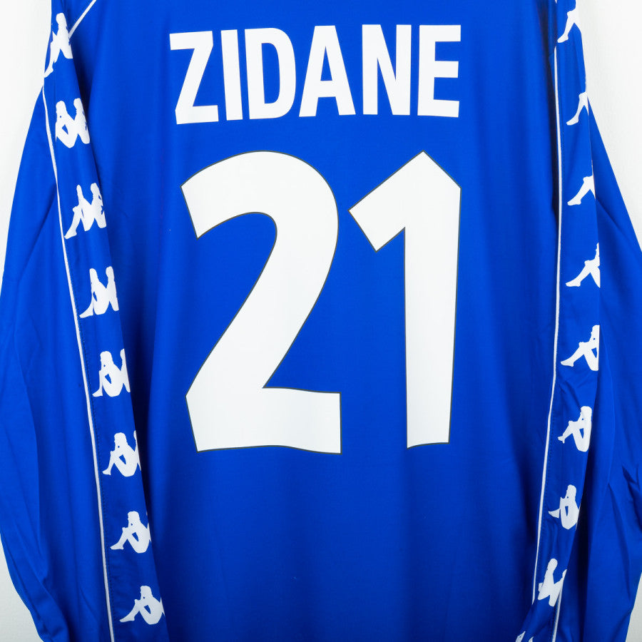 1999/2000 Juventus Away Shirt Kappa Zidane 21 LS