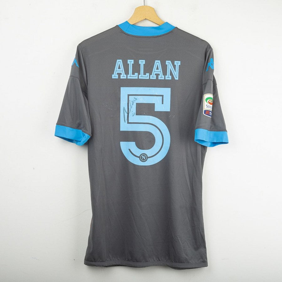 Maglia Away Napoli Kappa Allan 5 Autografata 2015/2016 by KAPPA - Home