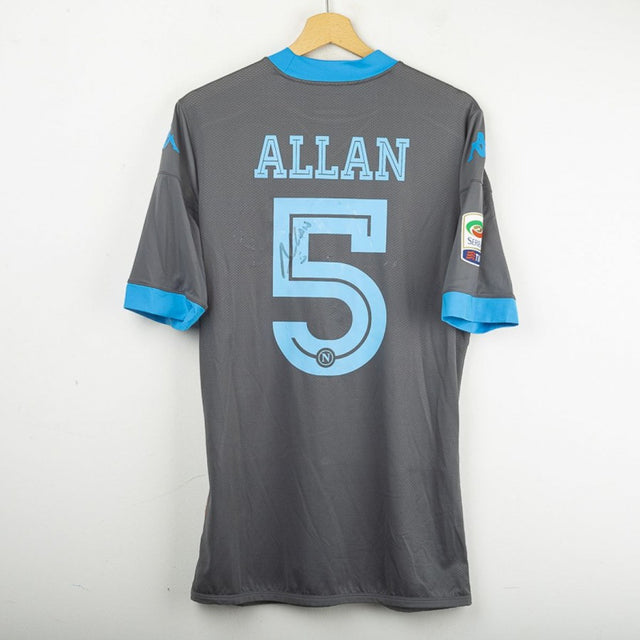 Maglia Away Napoli Kappa Allan 5 Autografata 2015/2016 by KAPPA - Home
