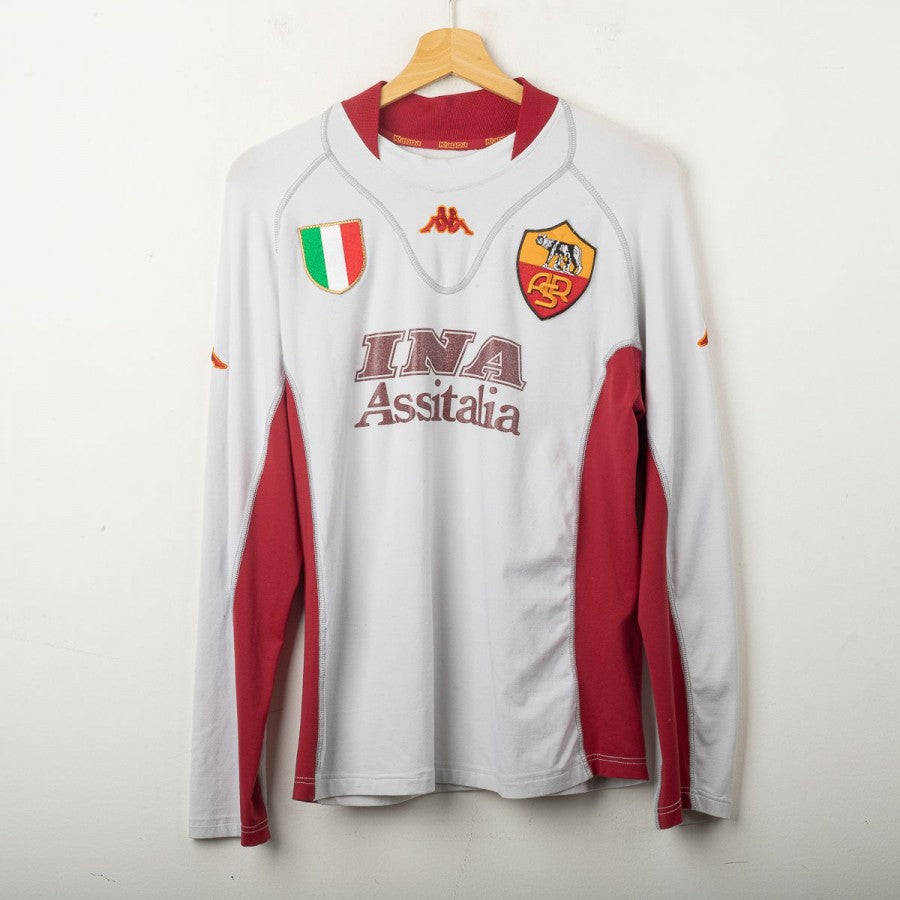 2001/2002 Away AS Roma Shirt Kappa LS
