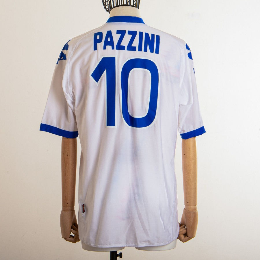 Maillot Italie Pazzini Match Porté Issue Haut Camiseta 2010/2011 Maillot Italie Pazzini Match Porté Issue Haut Camiseta 2010/2011
