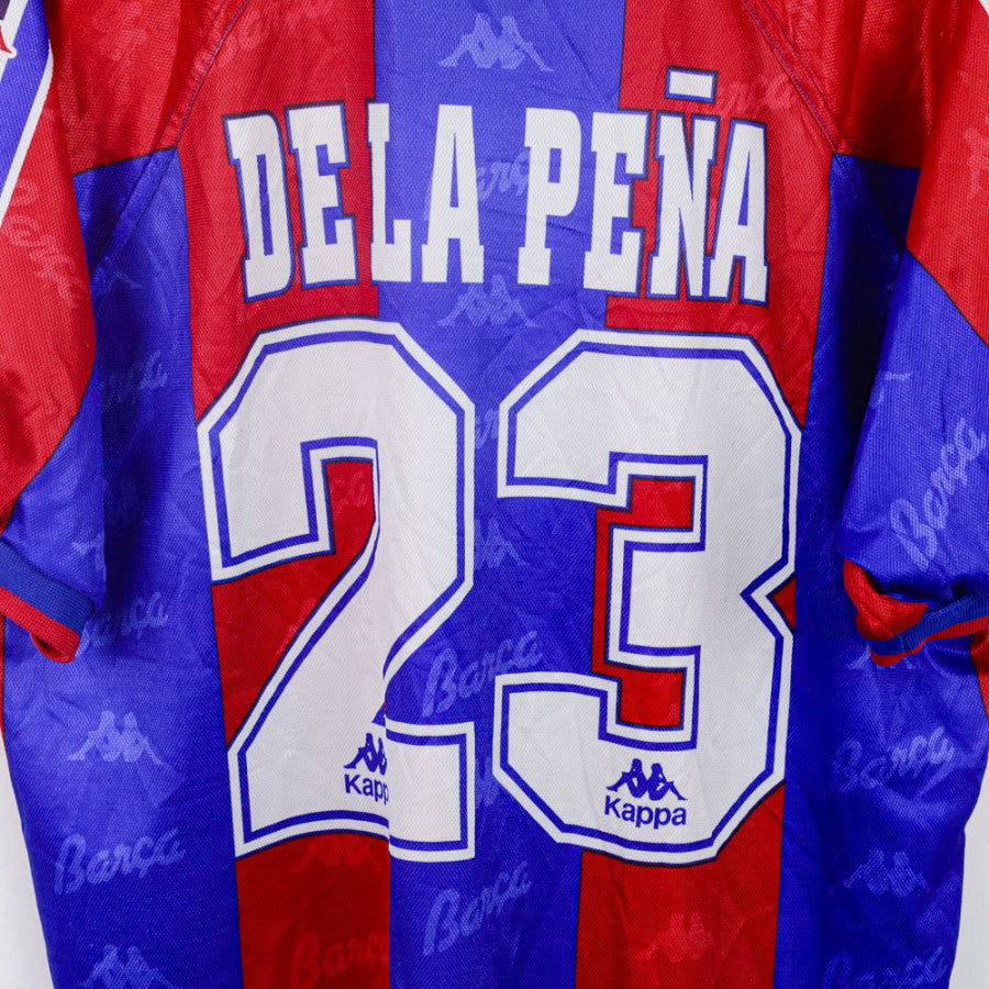 Barcelona Home Jersey Kappa Della Peña 23 1996/1997