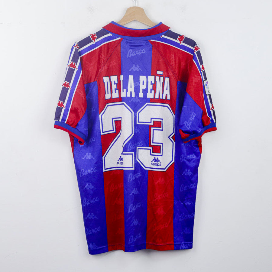 Barcelona Home Jersey Kappa Della Peña 23 1996/1997
