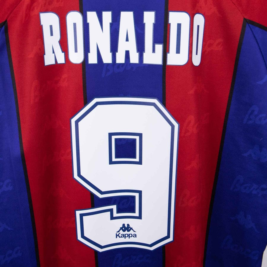 maglia home barcellona kappa ronaldo 9 1996/1997 by KAPPA - Home (6)