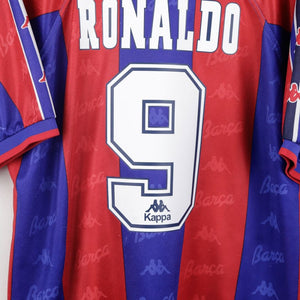 maglia home barcellona kappa ronaldo 9 1996/1997 by KAPPA - Home (6)