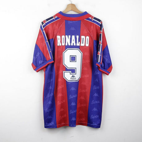 maglia home barcellona kappa ronaldo 9 1996/1997 by KAPPA - Home