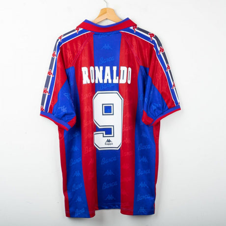 Maglia Home Barcellona Kappa Ronaldo 9 1996/1997 by KAPPA - Home