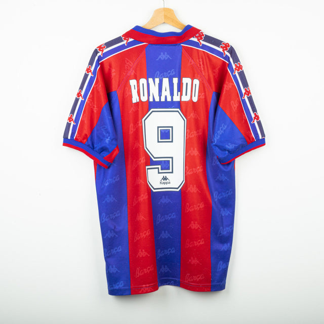 Maglia Home Barcellona Kappa Ronaldo 9 1996/1997 by KAPPA - Home