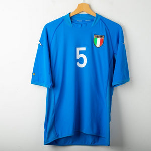 Maglia Home Italia Kappa Cannavaro 5 2002 by KAPPA - Home (2)