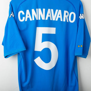 Maglia Home Italia Kappa Cannavaro 5 2002 by KAPPA - Home (4)