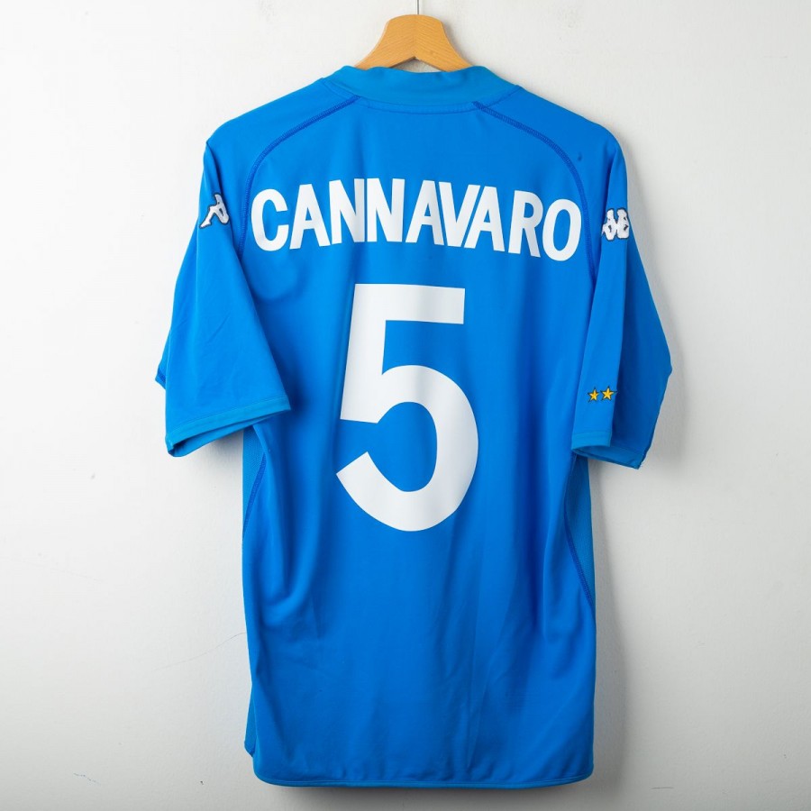 Maglia Home Italia Kappa Cannavaro 5 2002 by KAPPA - Home