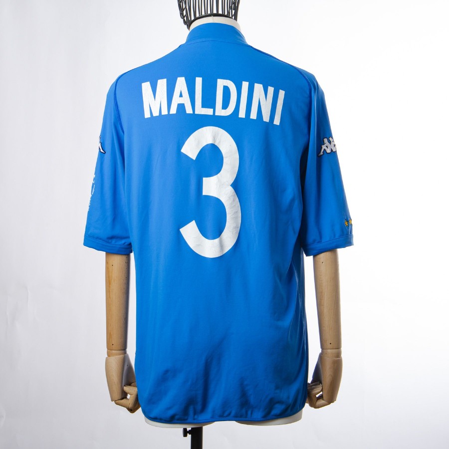 maglia home italia kappa maldini 3 wold cup 2002 by KAPPA - Home (2)
