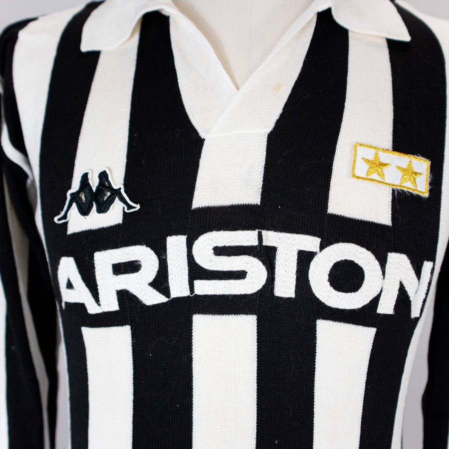 MAGLIA HOME JUVENTUS ARISTON PLATINI N10 1985/1986 by KAPPA - COLLEZIONE PRIVATA (8)