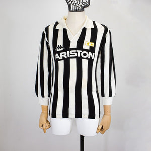 MAGLIA HOME JUVENTUS ARISTON PLATINI N10 1985/1986 by KAPPA - COLLEZIONE PRIVATA