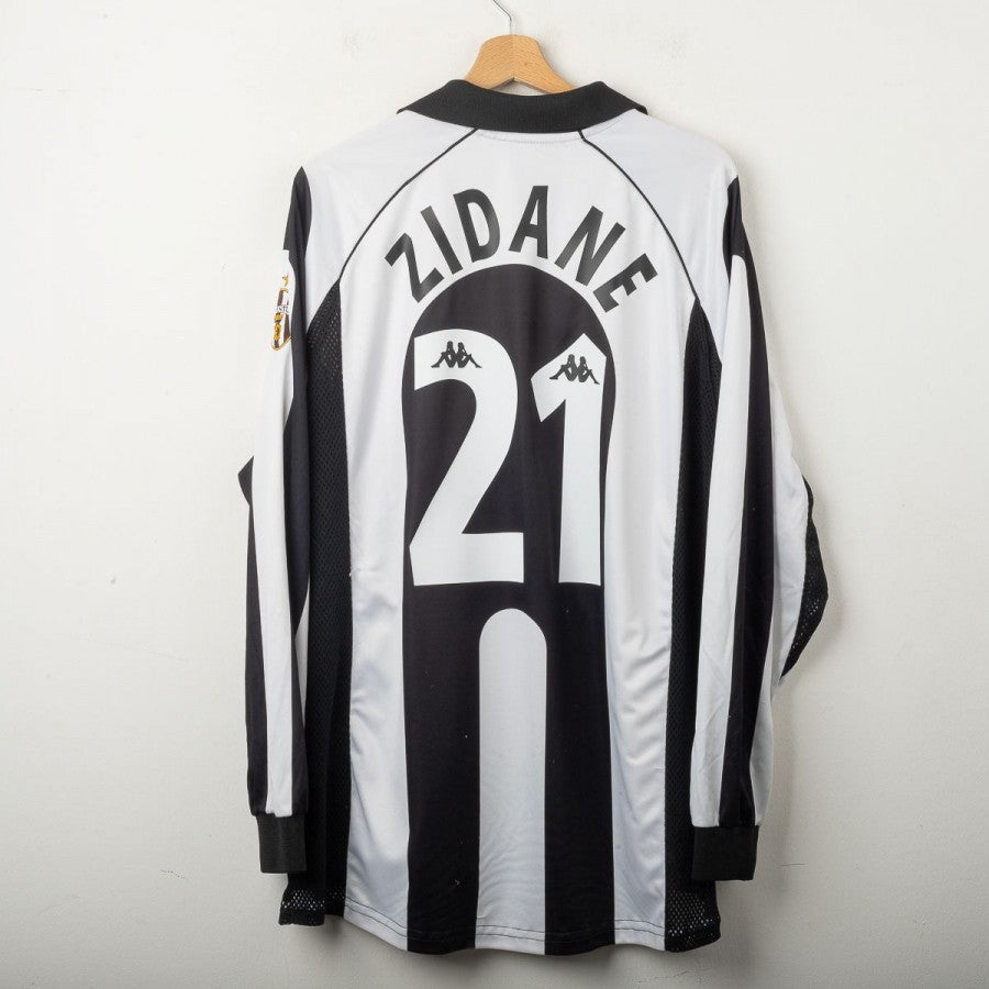 ウェア Kappa JUVENTUS L/S Uniform #21 ZIDANE Juventus Kappa Zidane 21 ML 1997/1998 Home Shirt