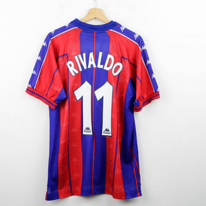 maglia home Kappa barcellona Rivaldo 11 1997/1998  by KAPPA - Home