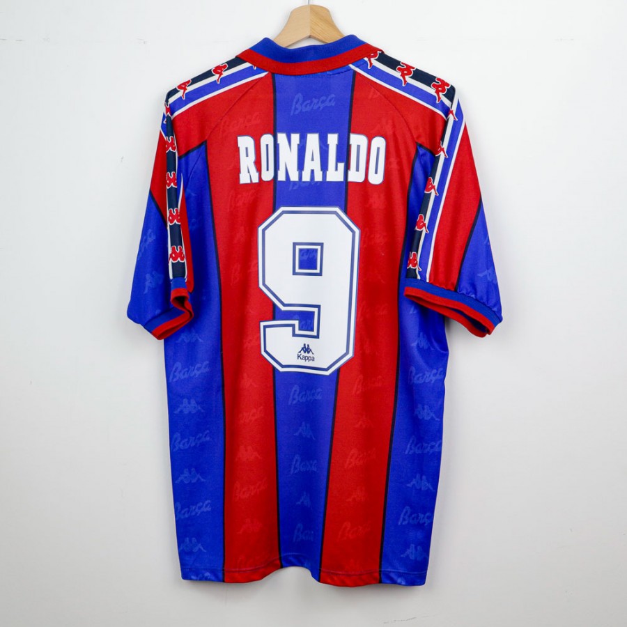 1996/1997 Barcelona Home Jersey Kappa Ronaldo 9