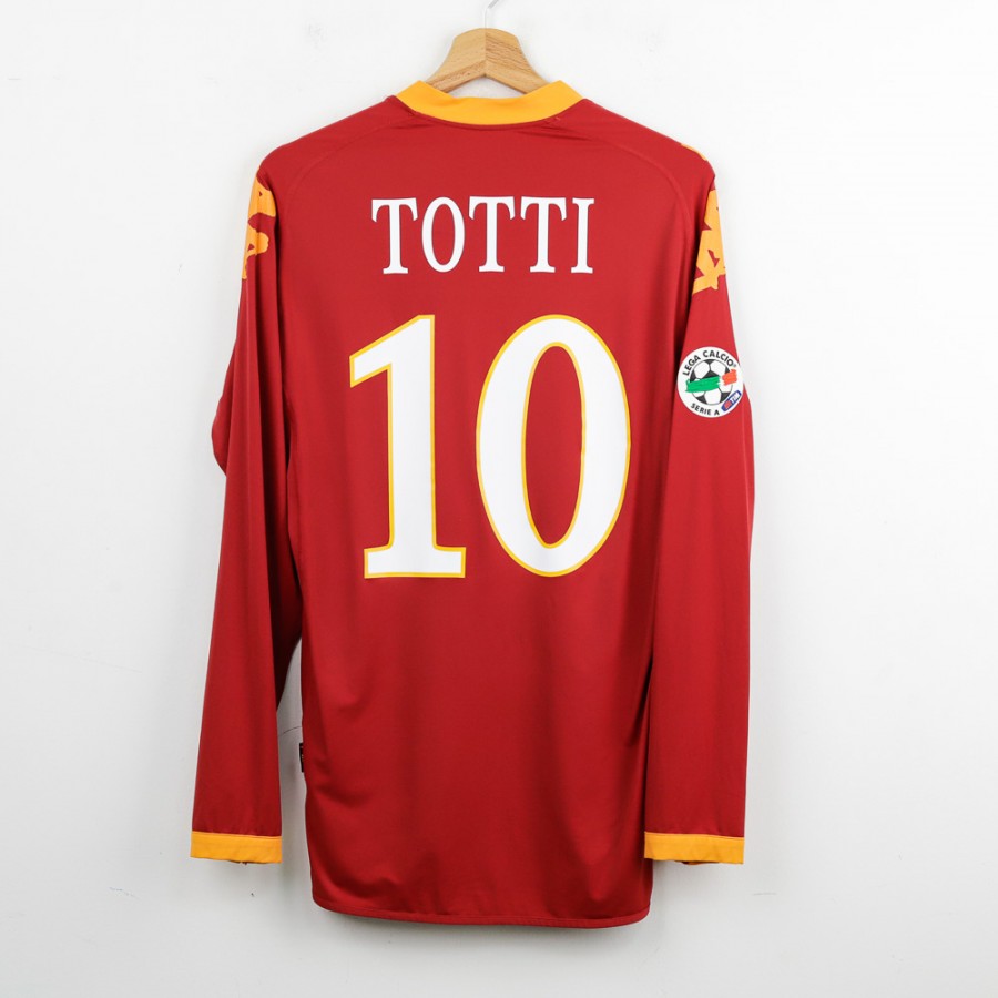 AS Roma 2001/02 Home UCL Jersey - Totti #10 - Vintage AS Roma 2001/02 Home UCL Jersey - Totti #10 - Vintage