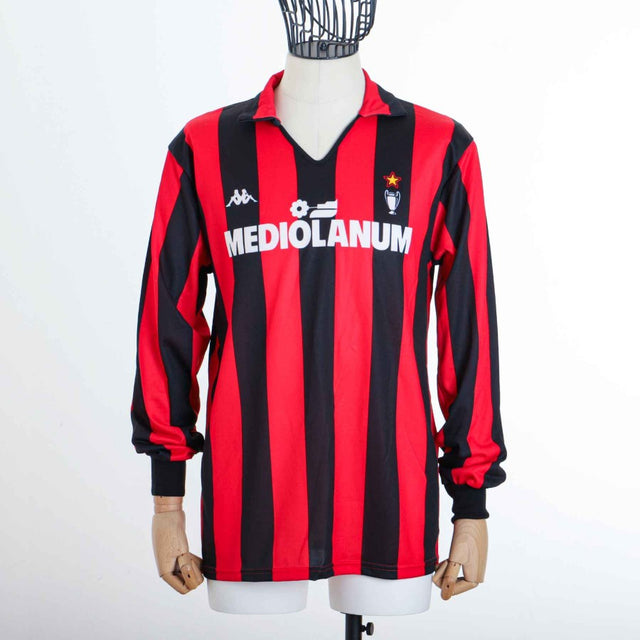 maglia home milan kappa mediolanum 1989/1990 ml  by KAPPA - Home