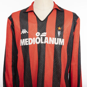 maglia home milan mediolanum 1989/1990  by KAPPA - Home (6)