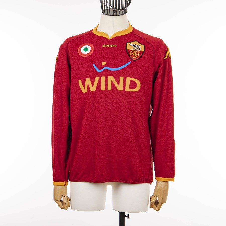Maglia home ml Roma Kappa 2007/2008 Taddei 11  by KAPPA - Home (2)