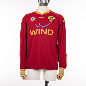 Maglia home ml Roma Kappa 2007/2008 Taddei 11  by KAPPA - Home (2)