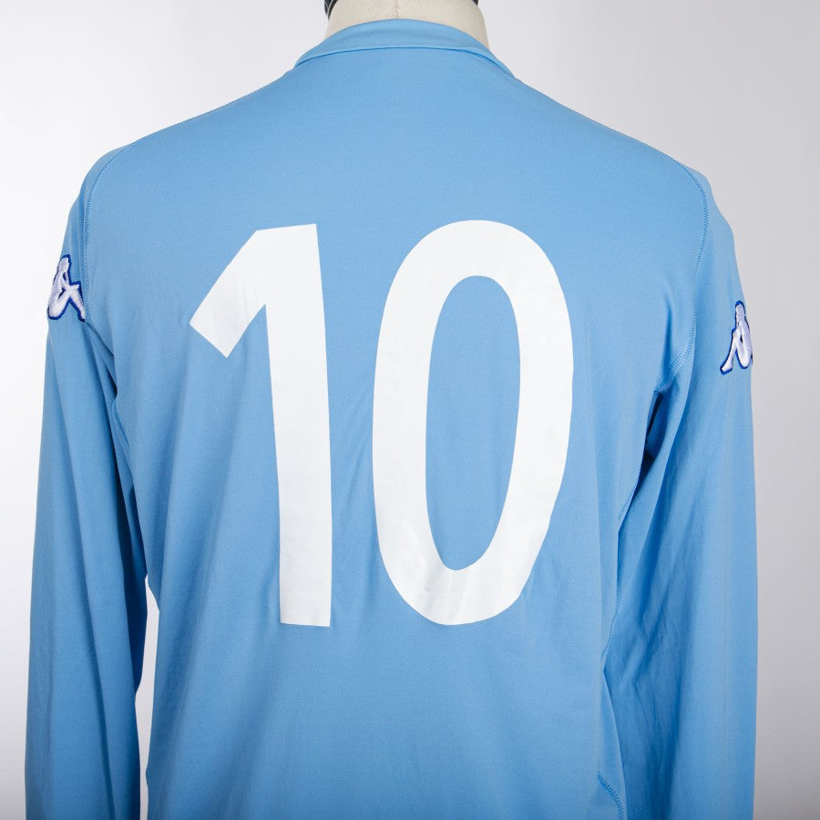 maglia home napoli soccer ml n10 2004/2005 by KAPPA - Home (10)