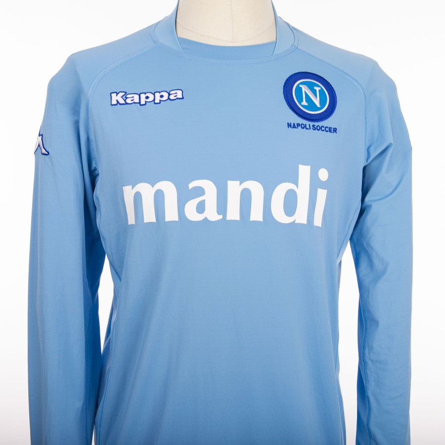 maglia home napoli soccer ml n10 2004/2005 by KAPPA - Home (9)