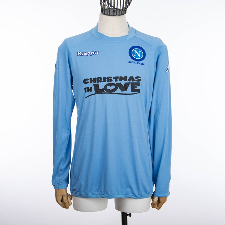 maglia home napoli soccer ml n7 2004/2005 by KAPPA - Home (2)