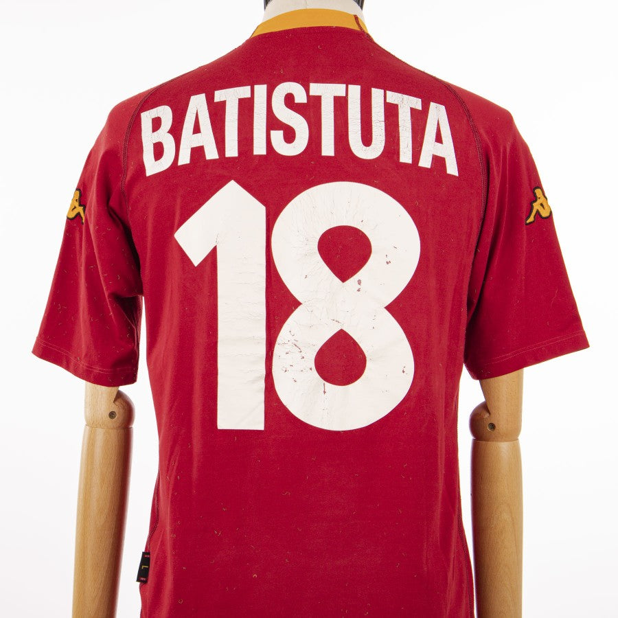 Maglia home Roma Kappa Batistuta 18 2000/2001 by KAPPA - Home (10)