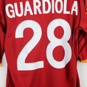 Maglia Home Roma Kappa Guardiola 28 2002/2003 by KAPPA - Home (14)