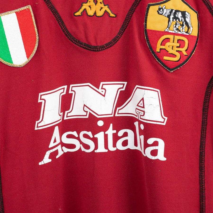 maglia home roma kappa totti 10 2001/2002 by KAPPA - Home (15)